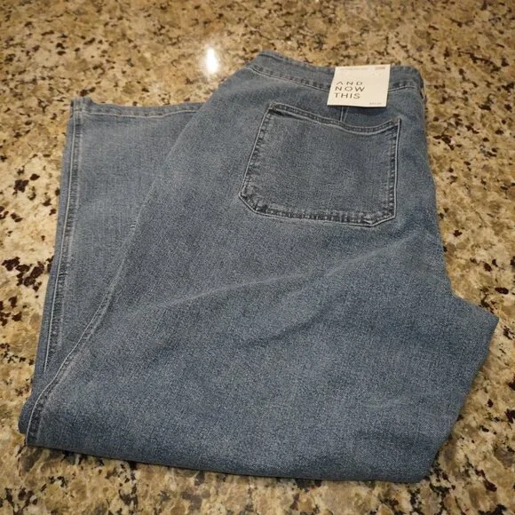 NWT- High-Rise Stretch Jeans - Size 20W (And Now This - Macy's Brand) - Picture 2 of 3